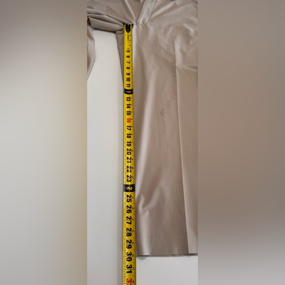 Footjoy FJ Mens Size 34X30 Beige Golf Performance Stretch Pants Athletic Chino - Picture 10 of 11